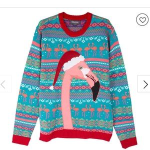 Flamingo Christmas Holiday Sweater - Mens XXL